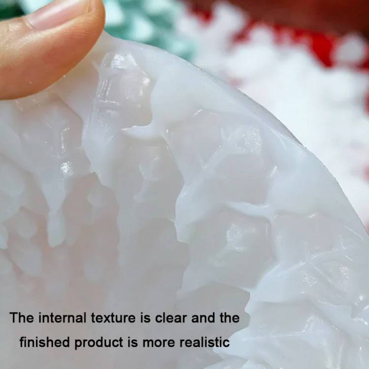 Christmas DIY Scented Candle Silicone Mold, Color: White(SD-65) - Image 3