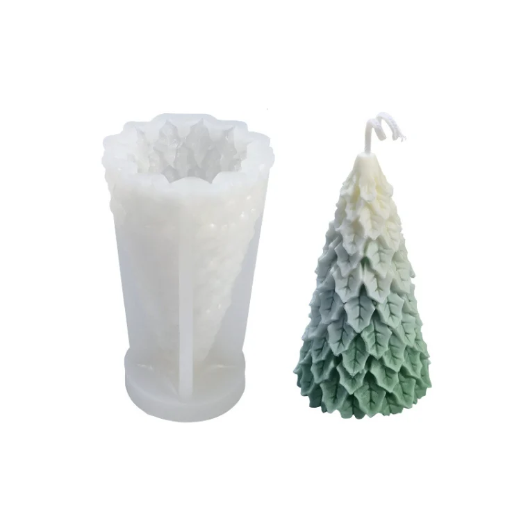 Christmas DIY Scented Candle Silicone Mold, Color: White(SD-66)