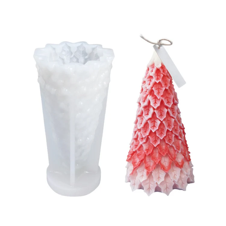 Christmas DIY Scented Candle Silicone Mold, Color: White(SD-67)