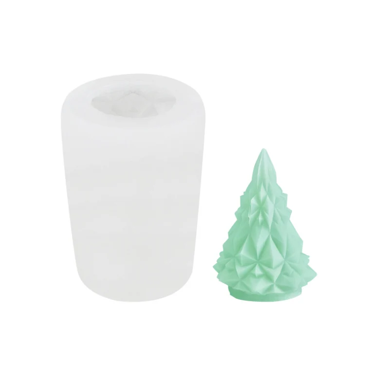 Christmas DIY Scented Candle Silicone Mold, Color: White(SX-LZ-304)