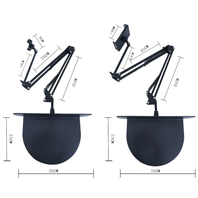 Clip-free Hidden Cantilever Lazy Phone / Tablet Holder Bedside Desktop Live Stand, Spec: Phone Model - Image 3