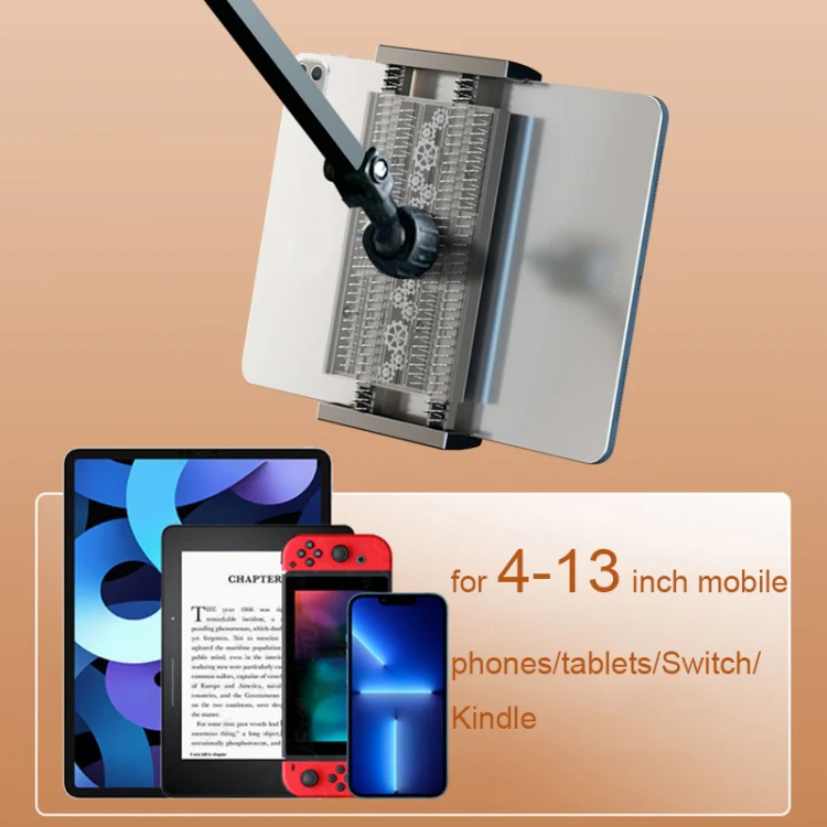 Clip-free Hidden Cantilever Lazy Phone / Tablet Holder Bedside Desktop Live Stand, Spec: Phone Model - Image 4