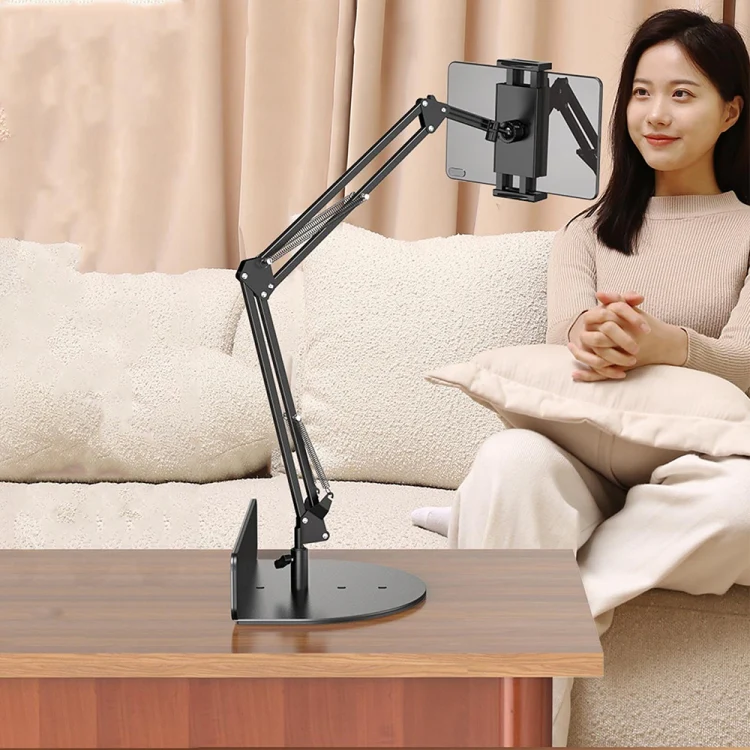 Clip-free Hidden Cantilever Lazy Phone / Tablet Holder Bedside Desktop Live Stand, Spec: Phone Model - Image 9