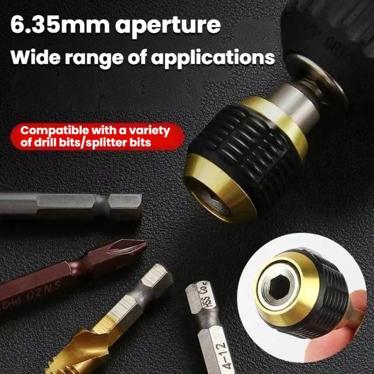 Clip+Phillips Bit Hexagonal Shank Quick-release Adapter Electric Drill Adapter Quick-release Self-locking Large-head Socket Adapter - Image 5