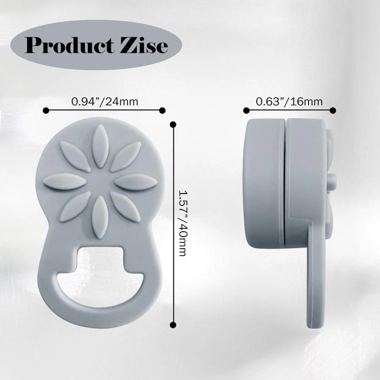 Clothes Silicone Magnetic Glasses Holder(Blue) - Image 10