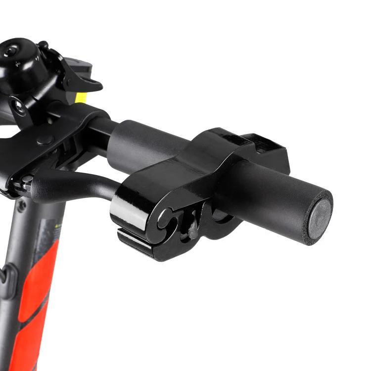 CNC Aluminum Handlebar Grip Lock Universal Anti-Theft Brake Lever Lock for Electric Scooters, Motorcycles(Black)
