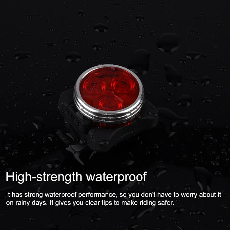 COB Lamp Bead 160LM USB Charging Four-speed Waterproof Bicycle Headlight / Taillight Set, Red Light 650MA - Image 7