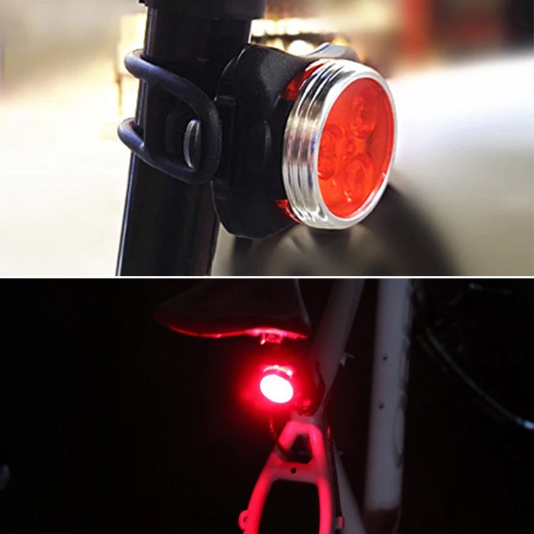 COB Lamp Bead 160LM USB Charging Four-speed Waterproof Bicycle Headlight / Taillight Set, Red Light 650MA - Image 8