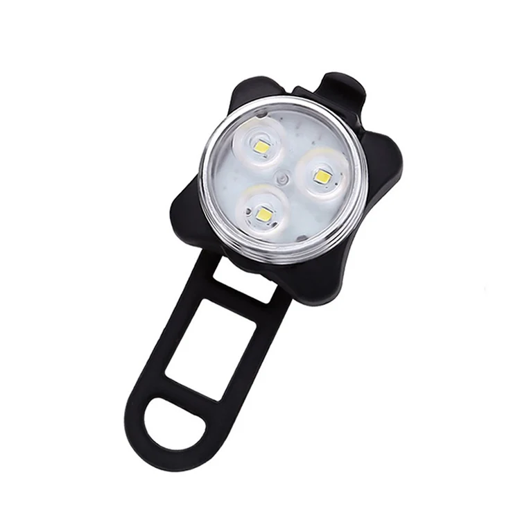 COB Lamp Bead 160LM White Light USB Charging Four-speed Waterproof Bicycle Headlight / Taillight Set - Image 2
