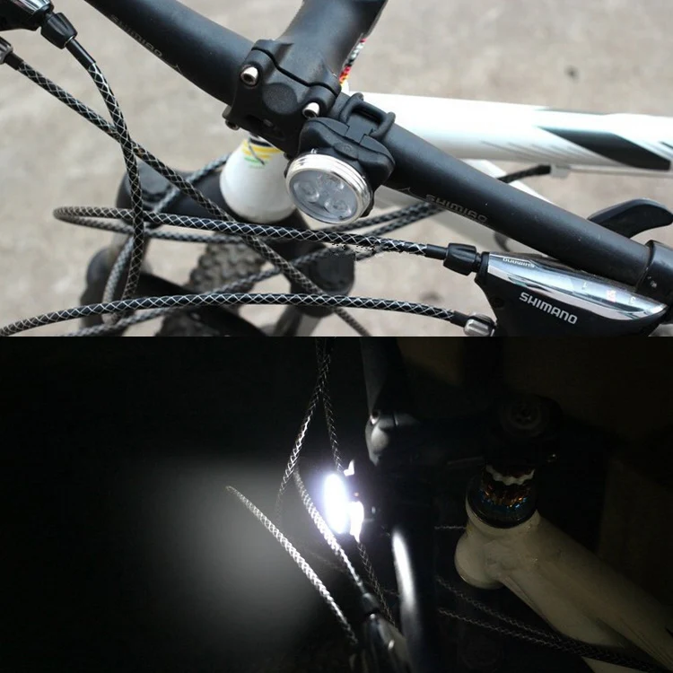 COB Lamp Bead 160LM White Light USB Charging Four-speed Waterproof Bicycle Headlight / Taillight Set - Image 8