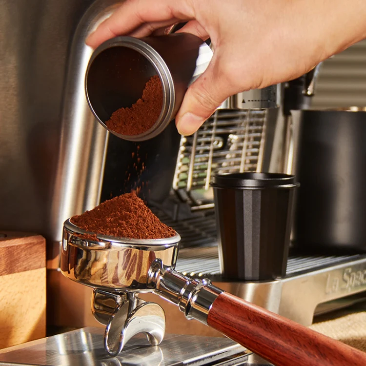 Coffee Machine Powder Cup Sieve Brewing Head Appliance, Color: For Breville Rich Gray (54mm) - Image 6
