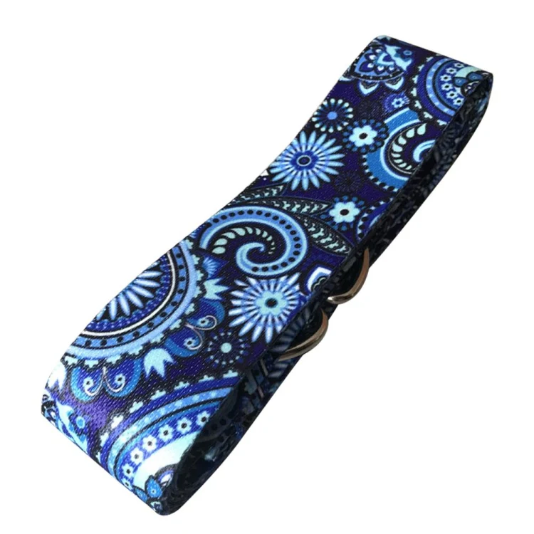 Color Pattern Stretch Band Yoga Stretch Band, Size: 185 x 3.8cm(Blue) - Image 3
