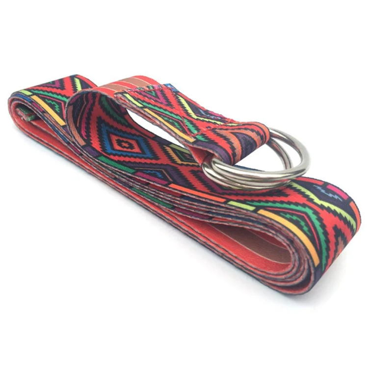 Color Pattern Stretch Band Yoga Stretch Band, Size: 185 x 3.8cm(Red) - Image 3