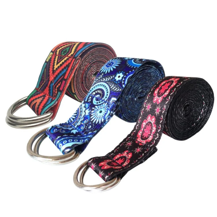 Color Pattern Stretch Band Yoga Stretch Band, Size: 185 x 3.8cm(Red) - Image 5