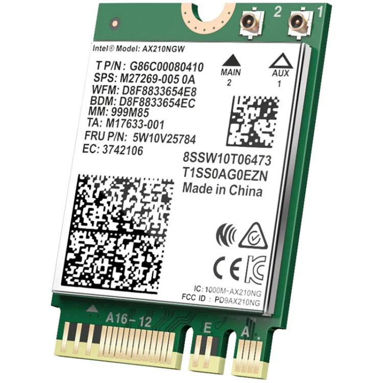 COMFAST AX210 vPro-M 5374Mbps Bluetooth 5.2 Tri-band Wireless Network Card - Image 2