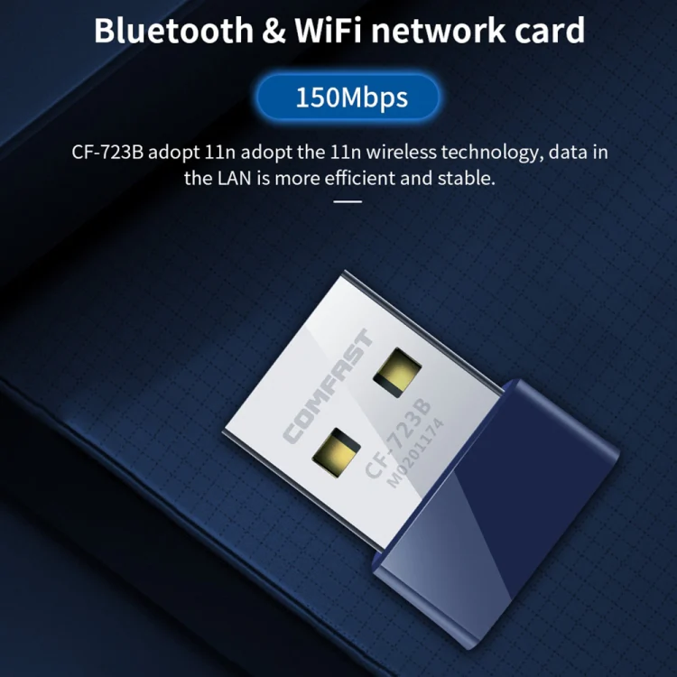 COMFAST CF-723B Mini 2 in 1 USB Bluetooth WiFi Adapter 150Mbps Wireless Network Card Receiver - Image 10