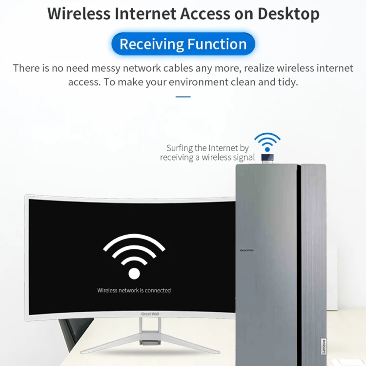 COMFAST CF-723B Mini 2 in 1 USB Bluetooth WiFi Adapter 150Mbps Wireless Network Card Receiver - Image 12