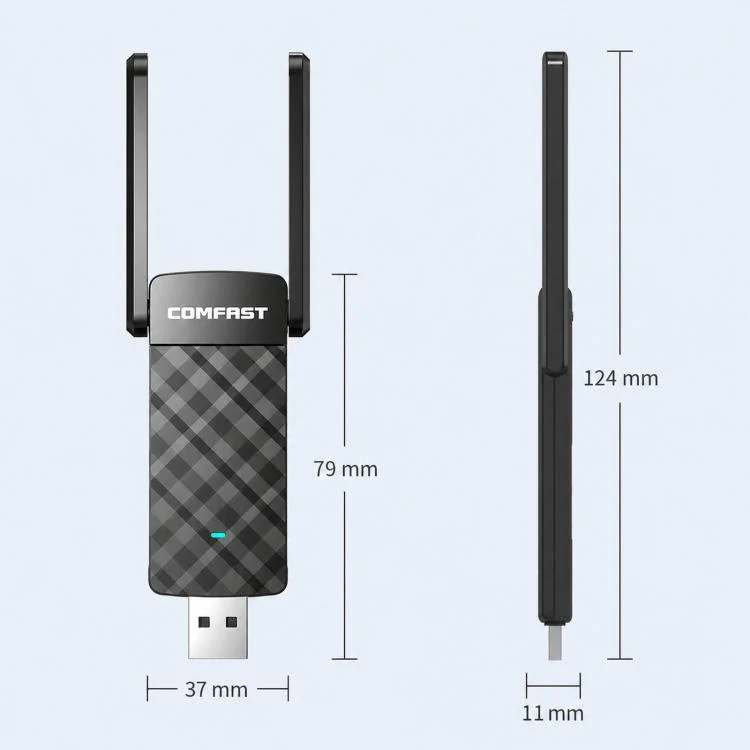 COMFAST CF-943F V2 AX900 WiFi 6 Bluetooth 5.4 USB Adapter Dual-Band Wireless Network Card - Image 11