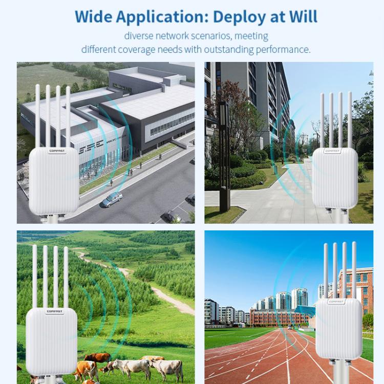 COMFAST CF-WA973 WiFi 7 Outdoor Access Point Dual-Band 3600Mbps High Power Wireless AP, 2.5G WAN Port, IP67 Waterproof US Plug - Image 12