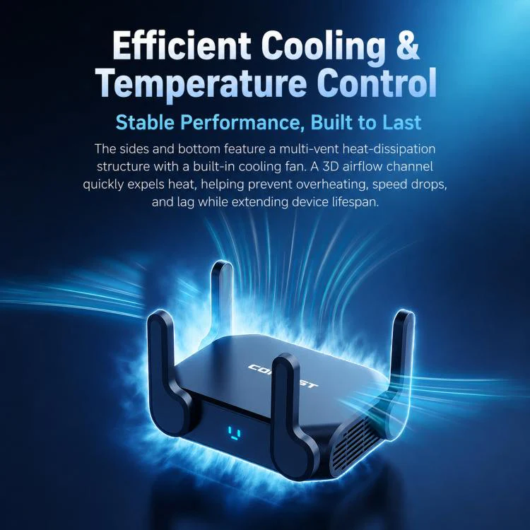 COMFAST CF-WR672BE Wi-Fi 7 BE3600 Wireless Router Dual 2.5G WAN/LAN Ports EU Plug - Image 12
