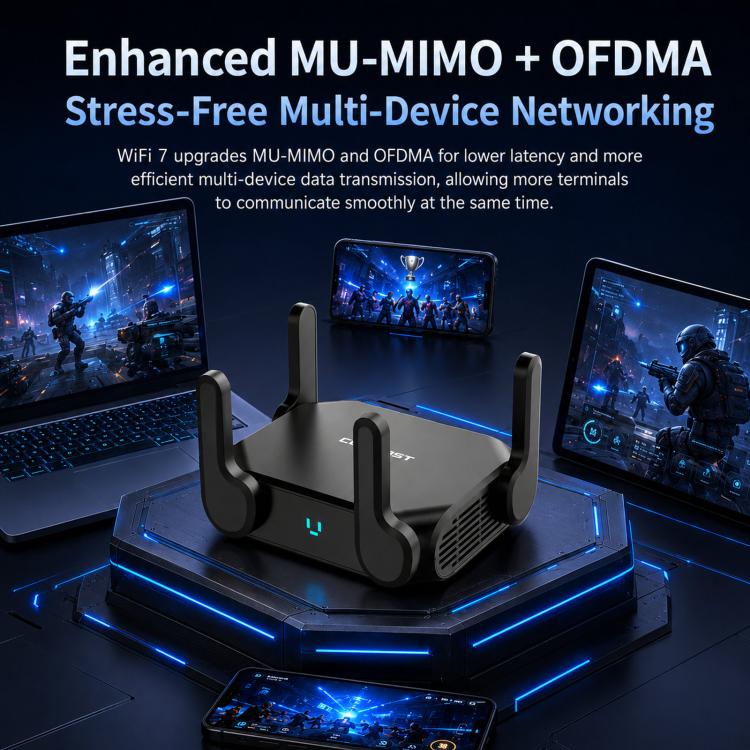 COMFAST CF-WR672BE Wi-Fi 7 BE3600 Wireless Router Dual 2.5G WAN/LAN Ports UK Plug - Image 6