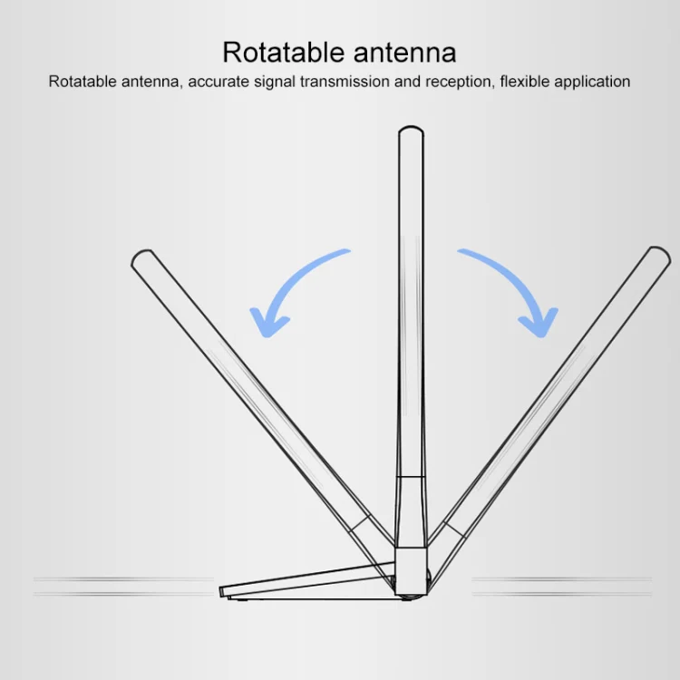 COMFAST CF-WU782ACV2 1300Mbps Dual-band Wifi USB Network Adapter with 2 Antennas - Image 4