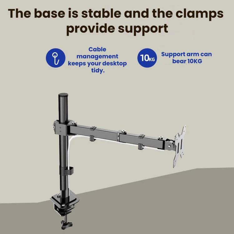 Computer Monitor Single-Arm Rotating Lifting Stand(ZX-MT011N) - Image 6
