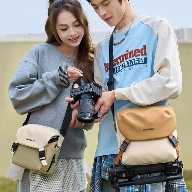 Contrast Color Crossbody Shoulder DSLR Camera Bag, Size:20 x 18 x 10cm S(Orange) - Image 13