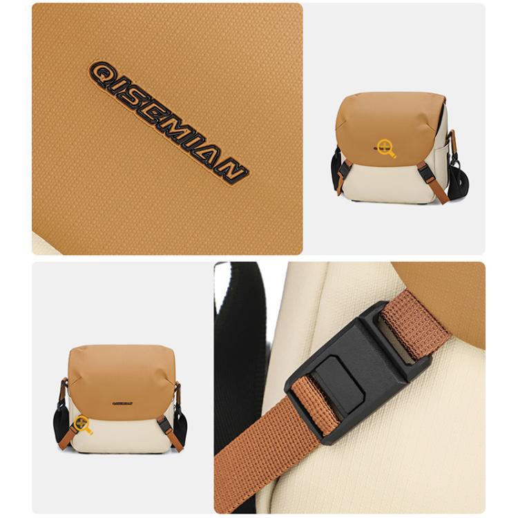 Contrast Color Crossbody Shoulder DSLR Camera Bag, Size:26 x 24 x 11cm L(Green) - Image 11