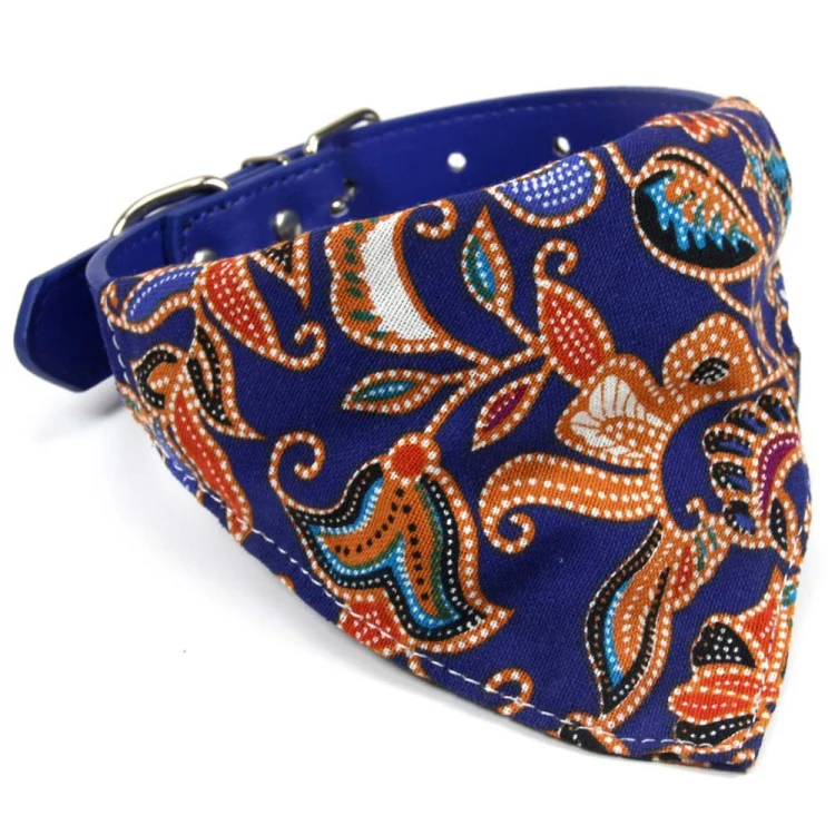 Cotton Pet Bib Cat Headband Dog Saliva Towel, Size:XS(Blue) - Image 2