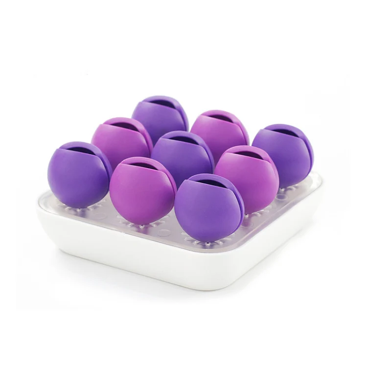 Creative Large Blossoming Cosmetics Desktop Sundries Storage Box(Grape Purple)
