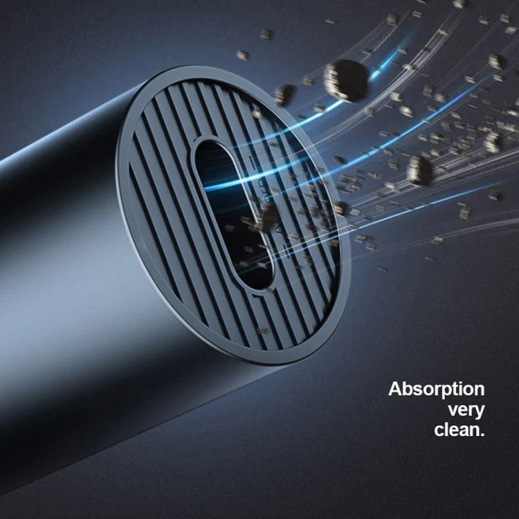 Creative Mini Handheld Portable Vacuum Cleaner USB Charging High Power Household Vacuum Cleaner(Pure White) - Image 3