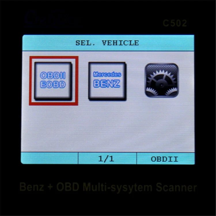 Creator C502 V7.6 Car OBD2 Multi-system Scanner Car Diagnostic Tool for Mercedes-Benz before 2016 - Image 4