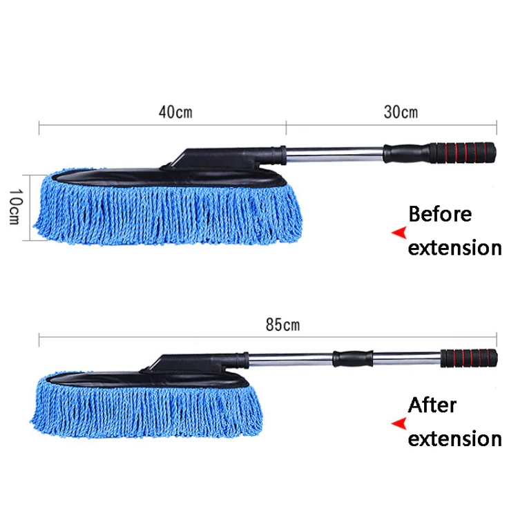 CS-365 Multifunctional Car Washing Telescopic Long-Handled Brush, Color: Blue (OPP Bag) - Image 3
