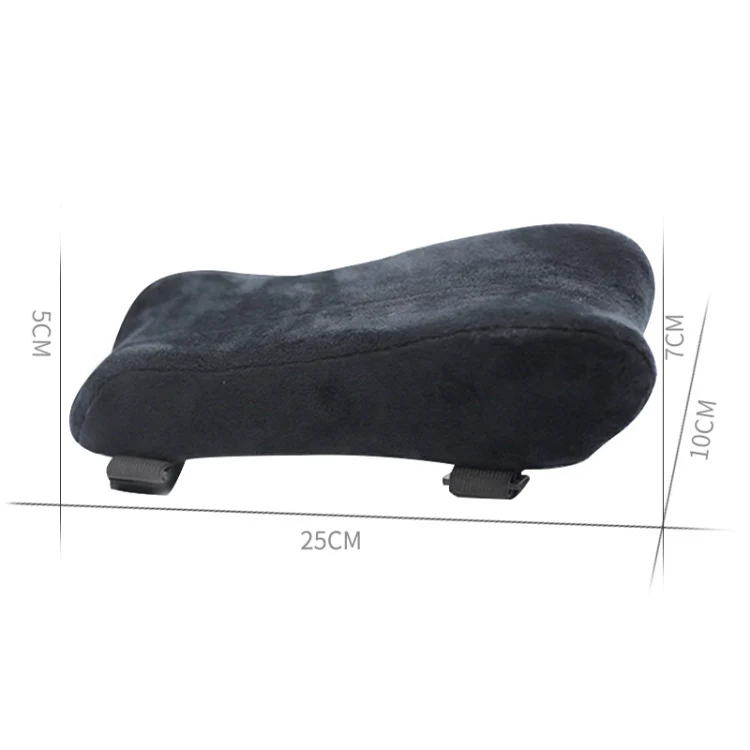 Curve Three-dimensional Support Memory Foam Office Chair Armrest Pad, Color: Gray - Image 3
