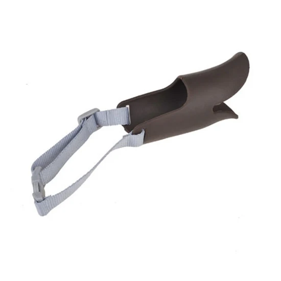 Cute Duck Mouth Shape Silicone Muzzle for Pet Dog, Size: M (Coffee) - Image 2
