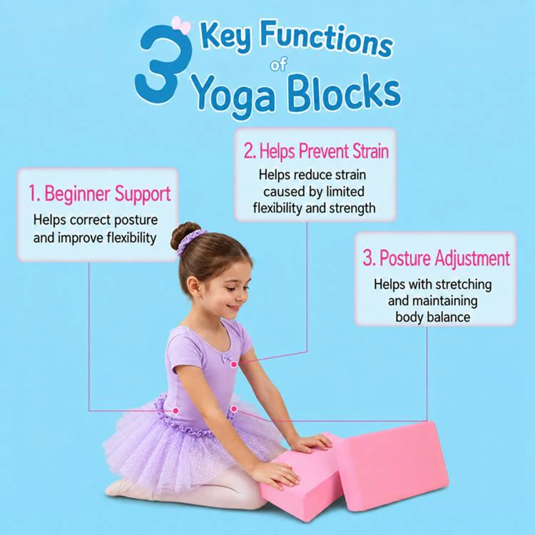 Cute Printed High Density Dancing Leg-Stretching Yoga Blocks(Purple Girl) - Image 4