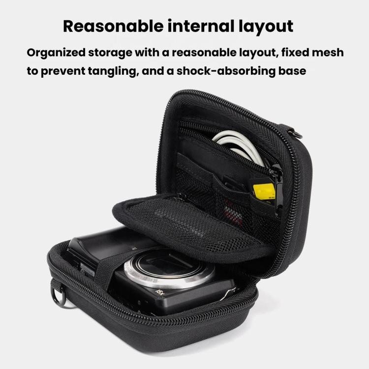 Cwatcun H45 3.0 Portable CCD Camera Bag Single-Shoulder EVA Mirrorless Compact Cameras Storage Bag(Black) - Image 6