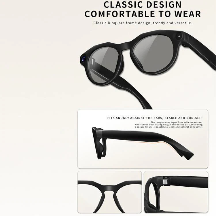 CY02 Smart AI Translation Glasses with 13MP HD Camera, Video Recording, WiFi Transmission, Al Smart Voice Assistant(Clear Lenses) - Image 8