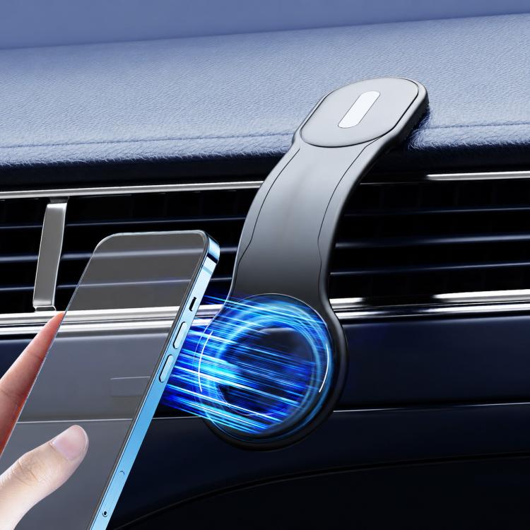 CZ-19 Bendable Magnetic Car Dashboard Phone Mount(Black)
