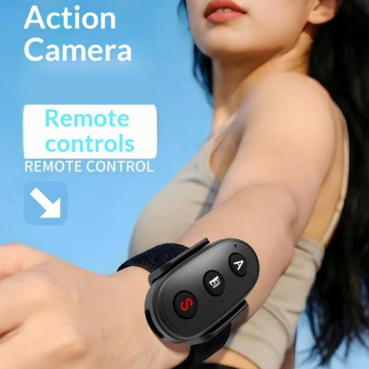 D09 3-Button BT Remote Control For DJI, Insta360, GoPro And Other Action Cameras, Smartphones(Black) - Image 2