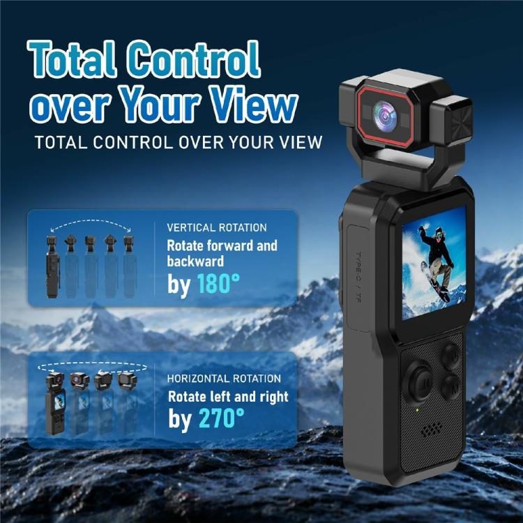 D1 4K HD Recording WiFi Bluetooth Vlogging Camera 1.54 Inch HD Screen Portable Handheld Camera - Image 4