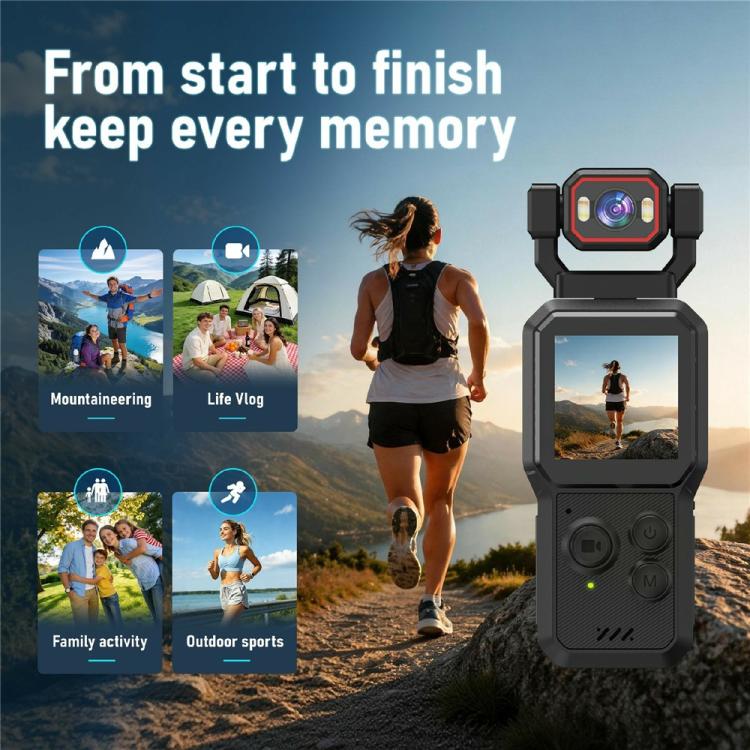 D1 4K HD Recording WiFi Bluetooth Vlogging Camera 1.54 Inch HD Screen Portable Handheld Camera - Image 6