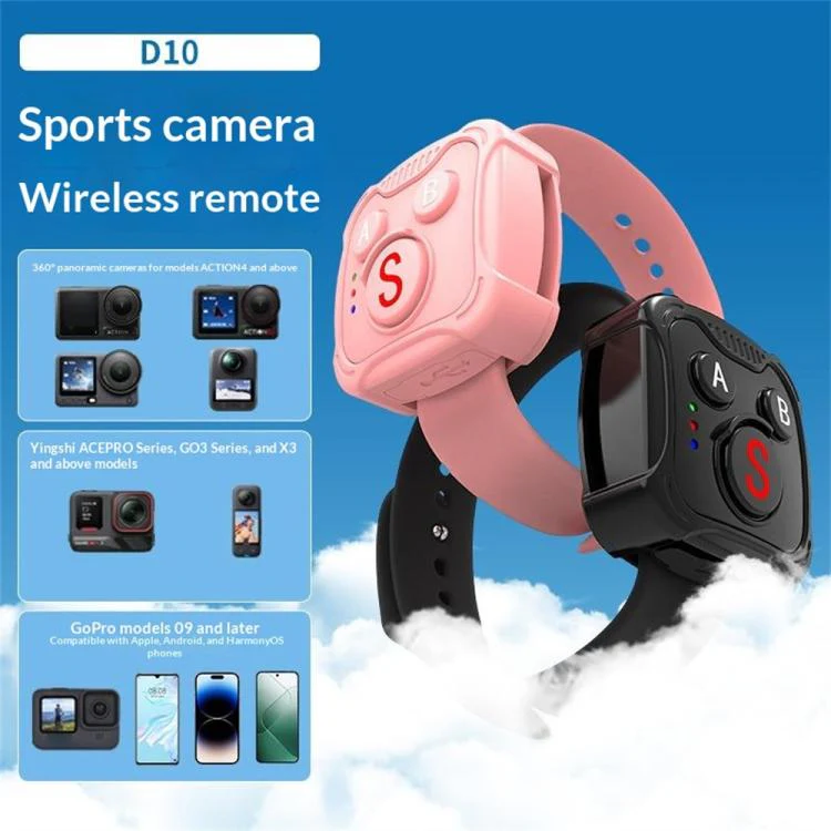 D10 Wireless Controller BT Remote Control For DJI Action, GoPro, Insta360 Action Cameras(Black) - Image 5
