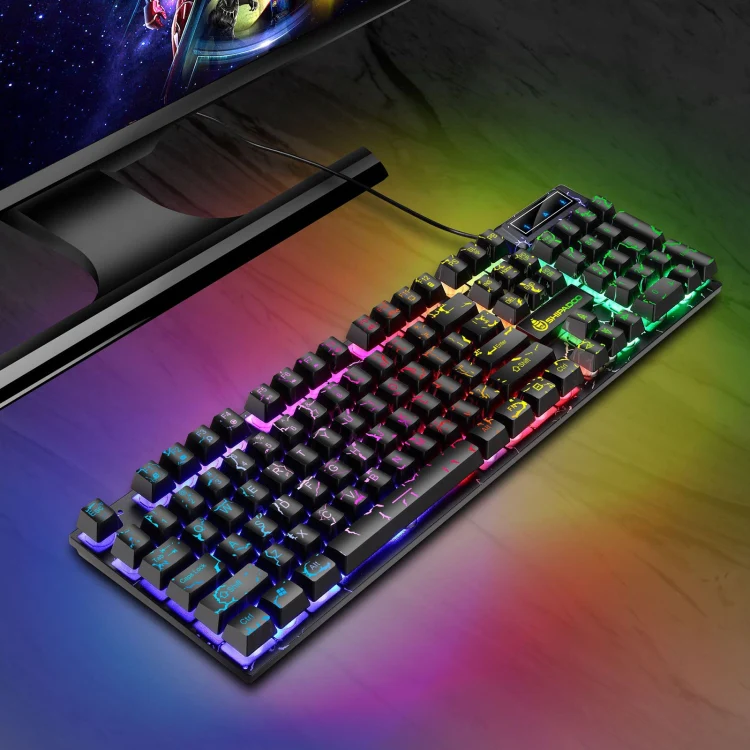 D500 Crack Game Backlight Keyboard Mouse Set - Image 5