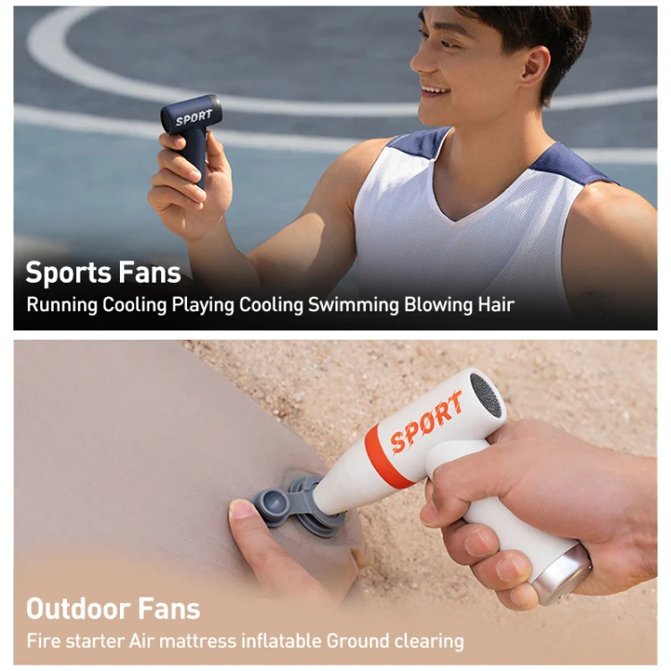 DC01 Mini Handheld High-speed Electric Fan(White) - Image 8