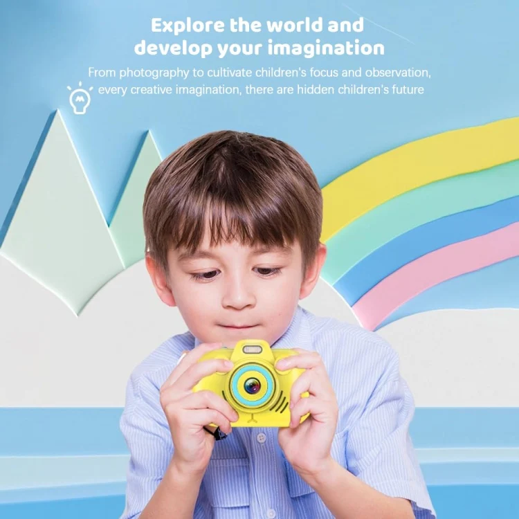 DC502 2.4-Inch 16X Zoom 2.7K Video Recording Children Digital Camera, Color: Blue + 32G(EU Plug) - Image 12