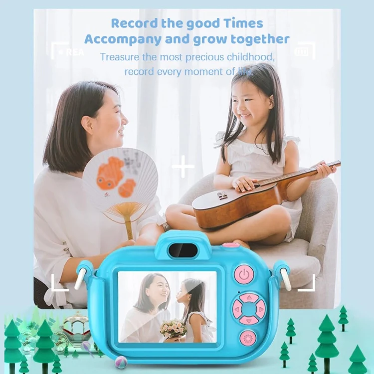 DC502 2.4-Inch 16X Zoom 2.7K Video Recording Children Digital Camera, Color: Pink No Card(AU Plug) - Image 9