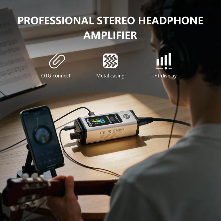 DEBRA EMPX Portable Professional Monitor Headphone Amplifier(White) - Image 3