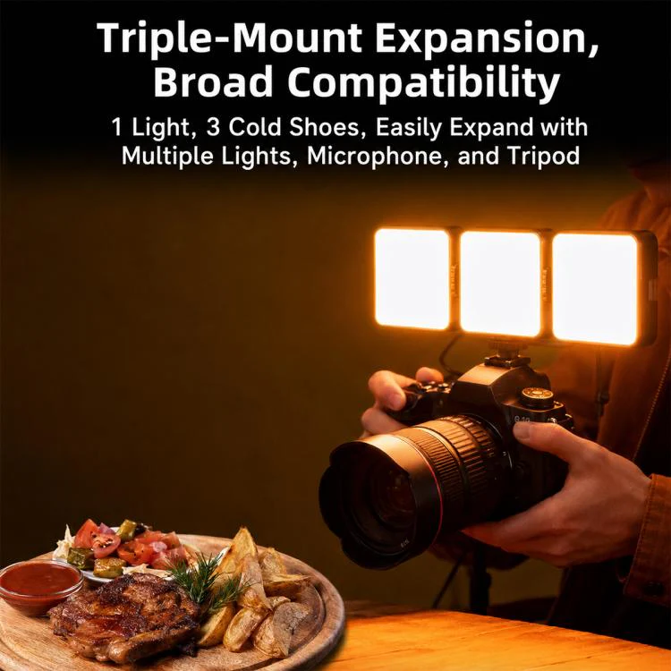 Desiontal iReal-X2 Portable RGB Photography Light (Black) - Image 10